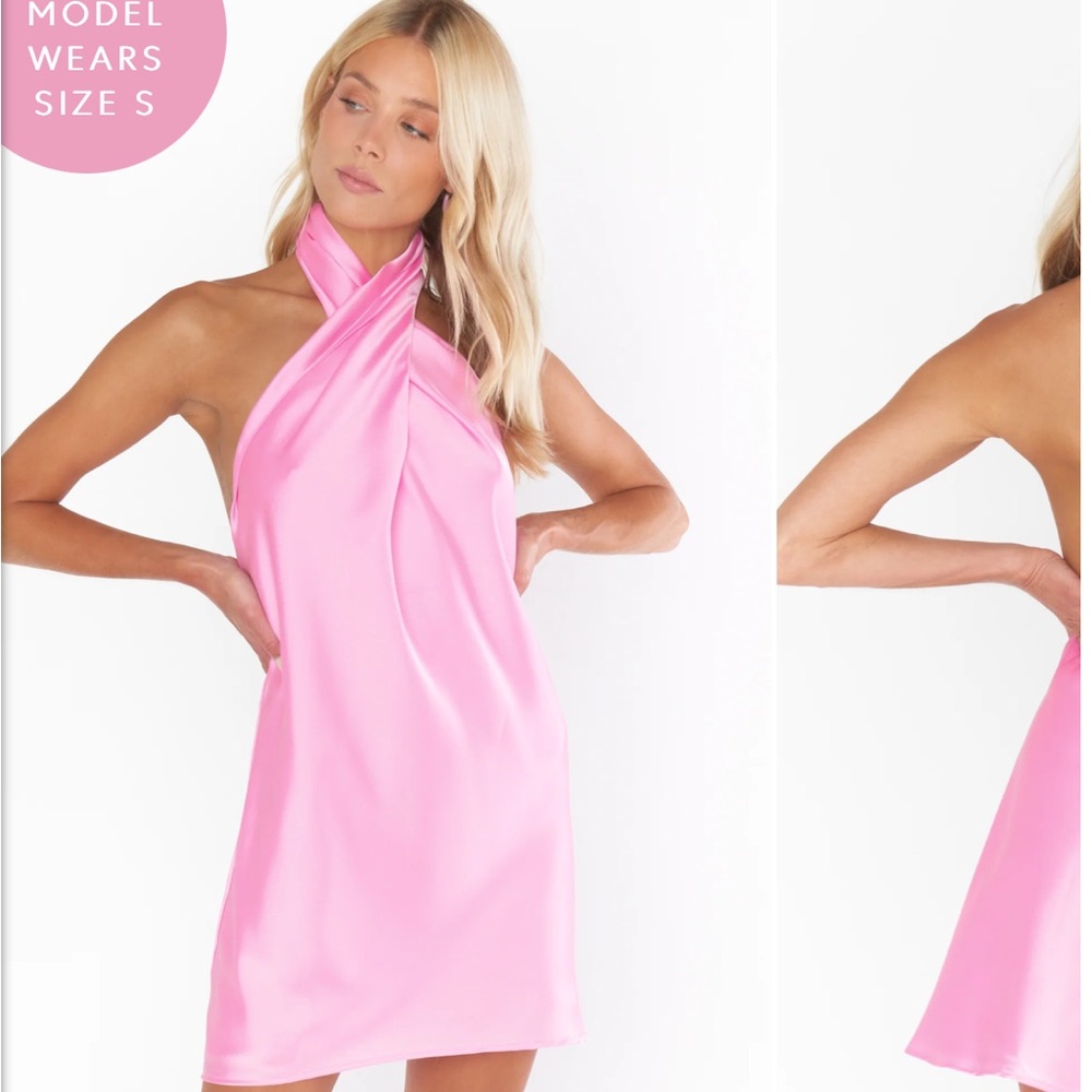 Show Me Your Mumu Jasmine Halter Mini Dress Size S